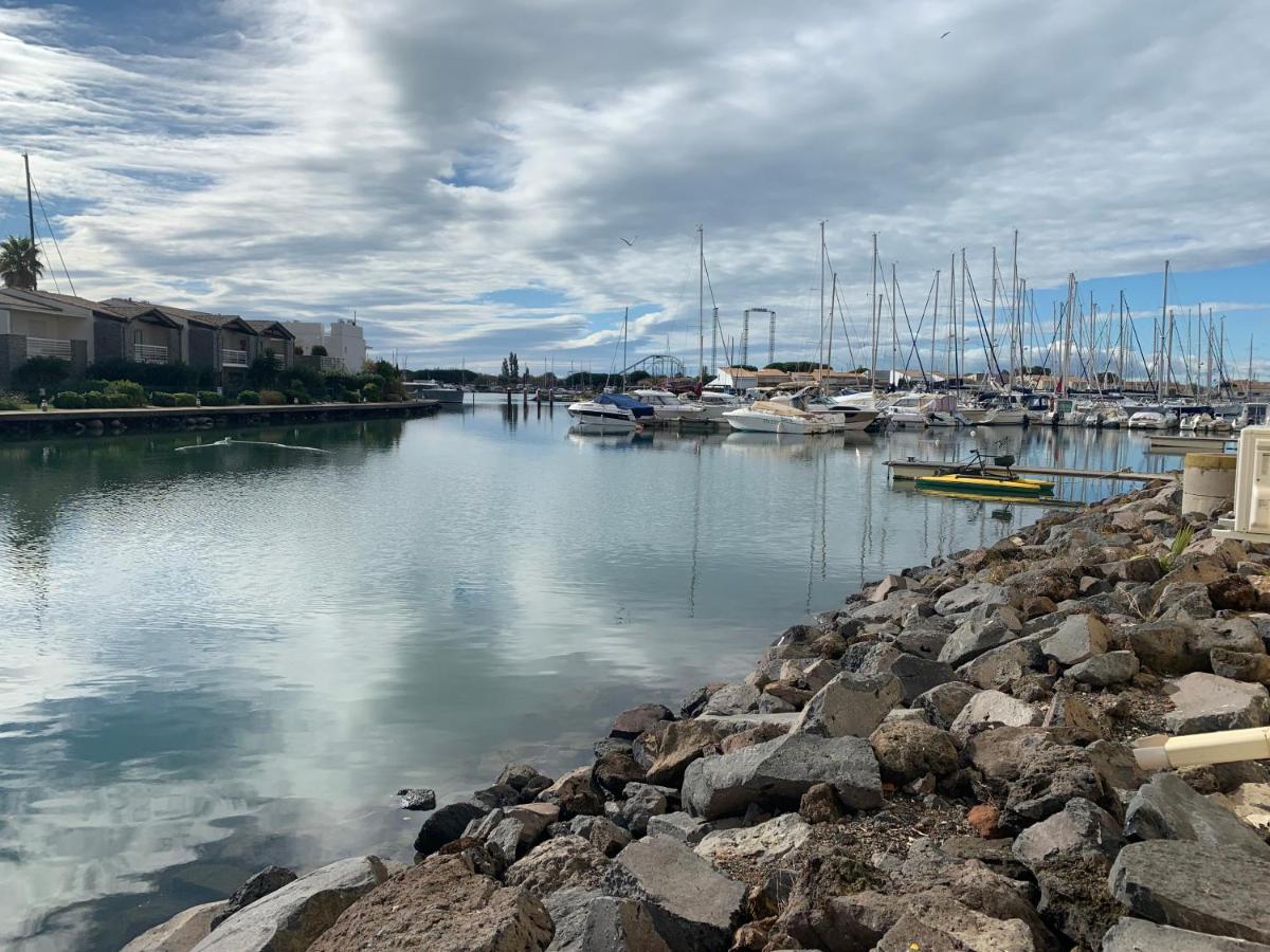 Appartement Vue Mer - Rdc - Parking Prive - Meuble Tourisme 4 Etoiles Agde Bagian luar foto